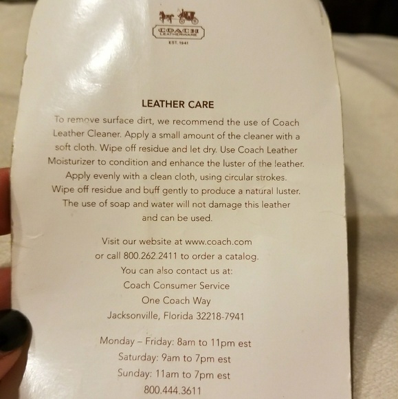 Coach leather bag - Picture 5 of 5